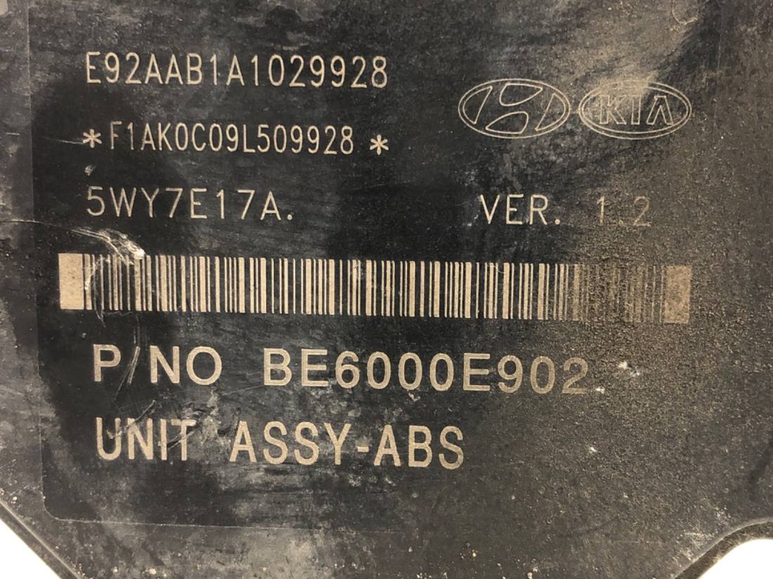 Блок керування ABS АБС Hyundai I10 58910-0X510 — фото деталі 5