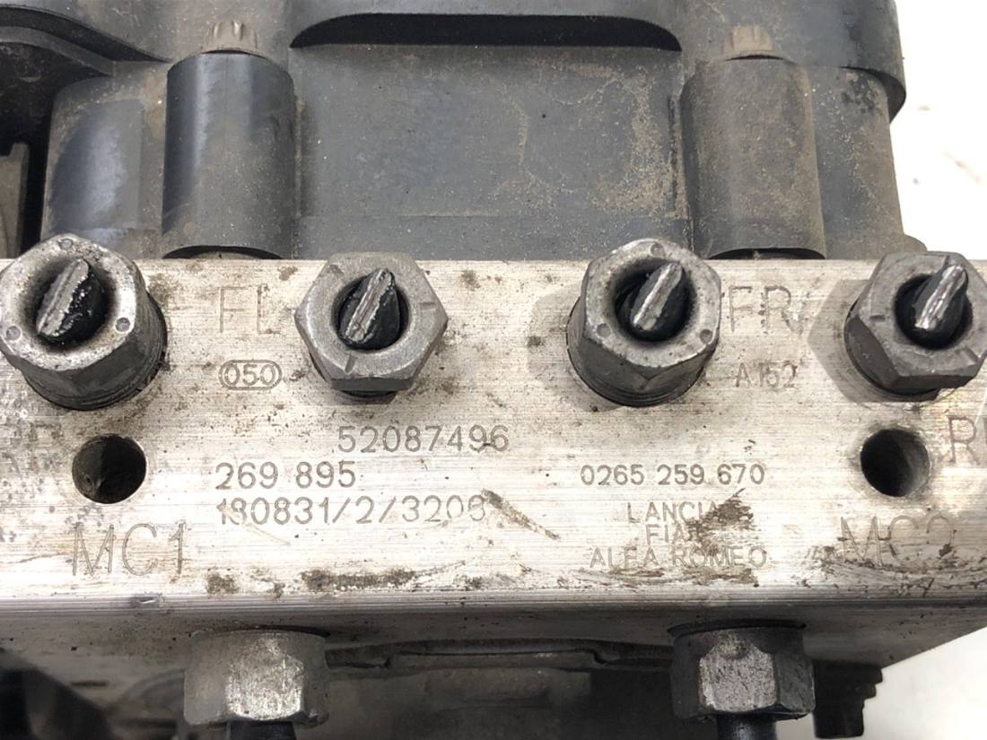 Блок керування ABS АБС Fiat Fiorino 52087496 — фото деталі 3