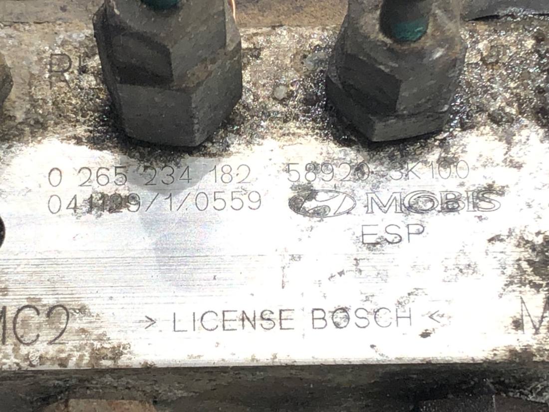 Блок керування ABS АБС Hyundai Sonata 0265950390 — фото деталі 6