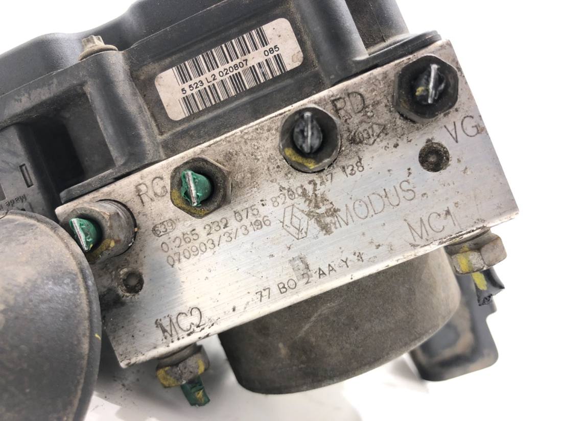 Блок керування ABS АБС Renault Modus 0265232075 — фото деталі 5