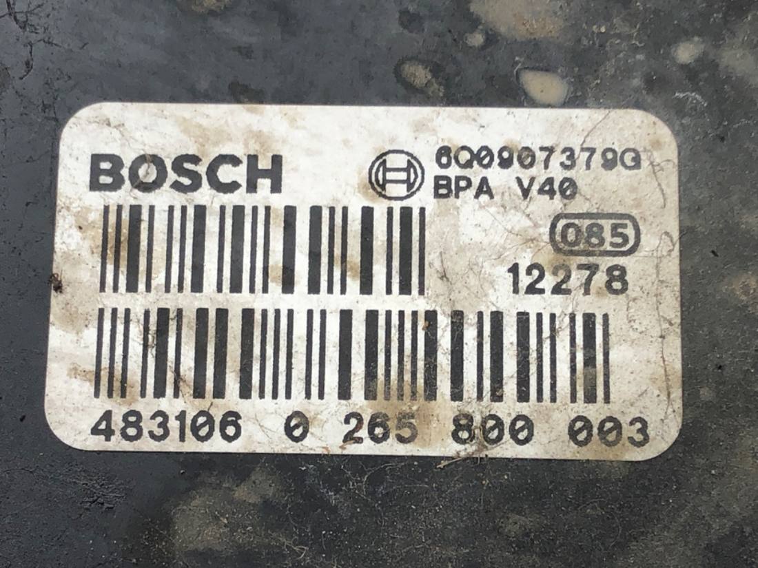 Блок керування ABS АБС Seat Ibiza 0265800003 — фото деталі 4