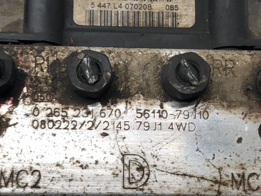 Блок керування ABS АБС Suzuki Sx4 0265800494 — фото деталі 5