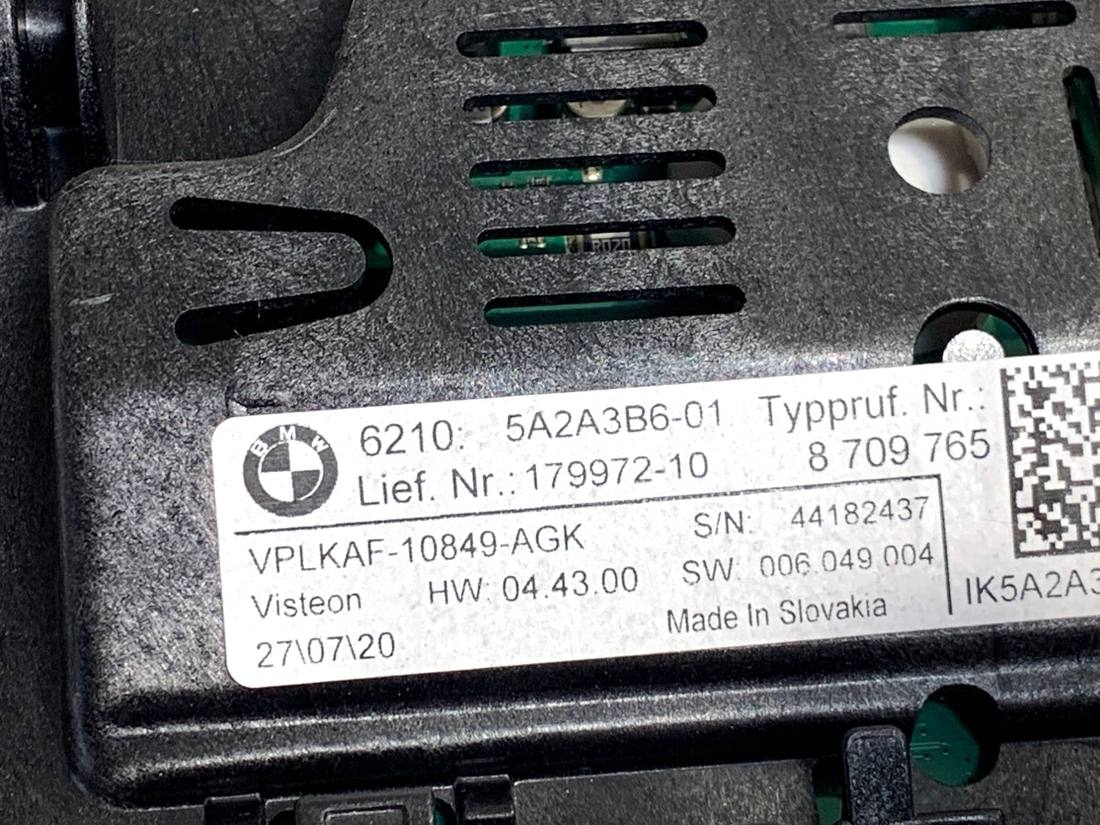 Щиток приборов BMW 5 G30 5A2A3B6 — фото детали 5