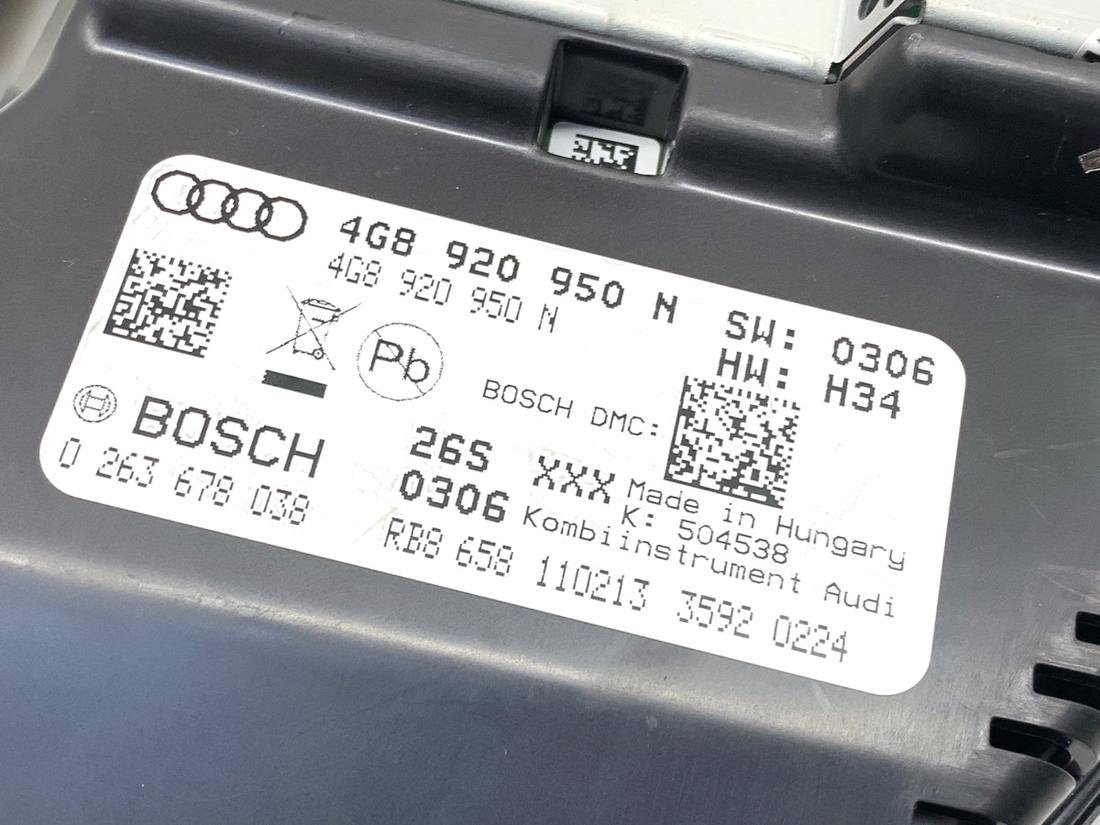Щиток приборов Audi A6 C7 4G8920950N — фото детали 4