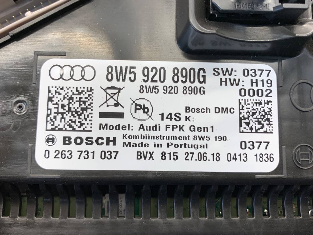 Щиток приборов Audi A4 B9 8W5920890G — фото детали 5