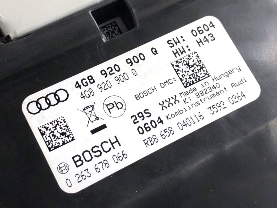 Щиток приборов Audi A6 C7 4G8920900Q — фото детали 3