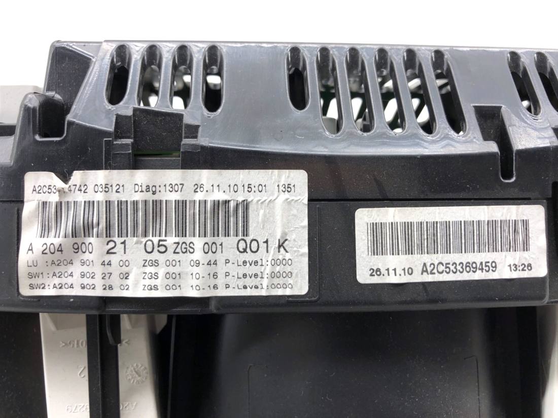 Щиток приборов Mercedes GLK X204 A2049002105 — фото детали 6