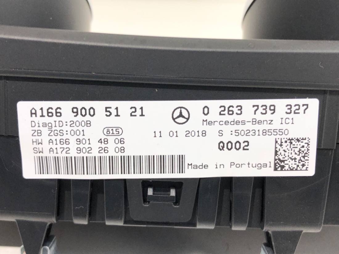 Щиток приборов Mercedes GLE V167 A1669005121 — фото детали 5