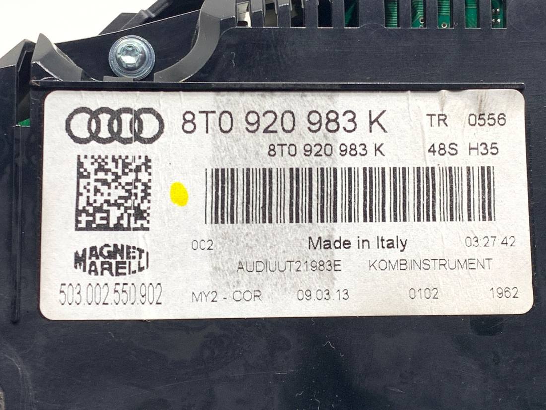 Щиток приборов Audi A5 8T 8T0920983K — фото детали 4