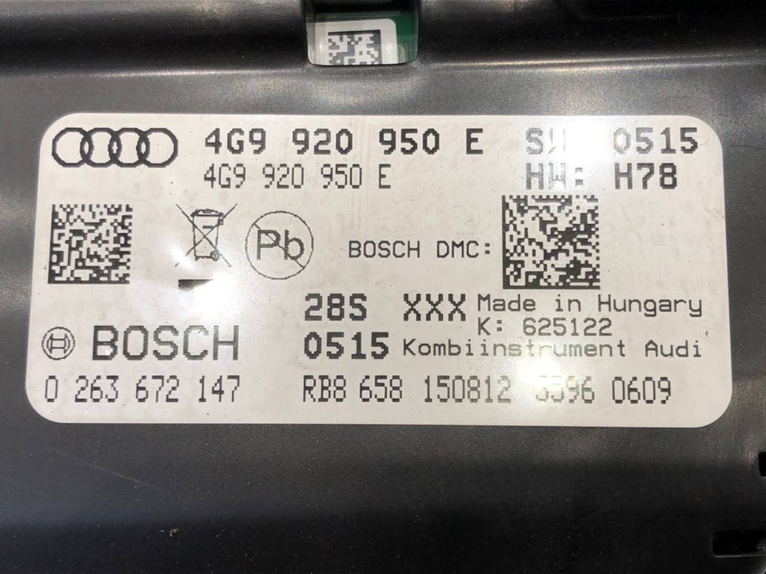 Щиток приборов Audi A6 C7 4G9920950E — фото детали 5