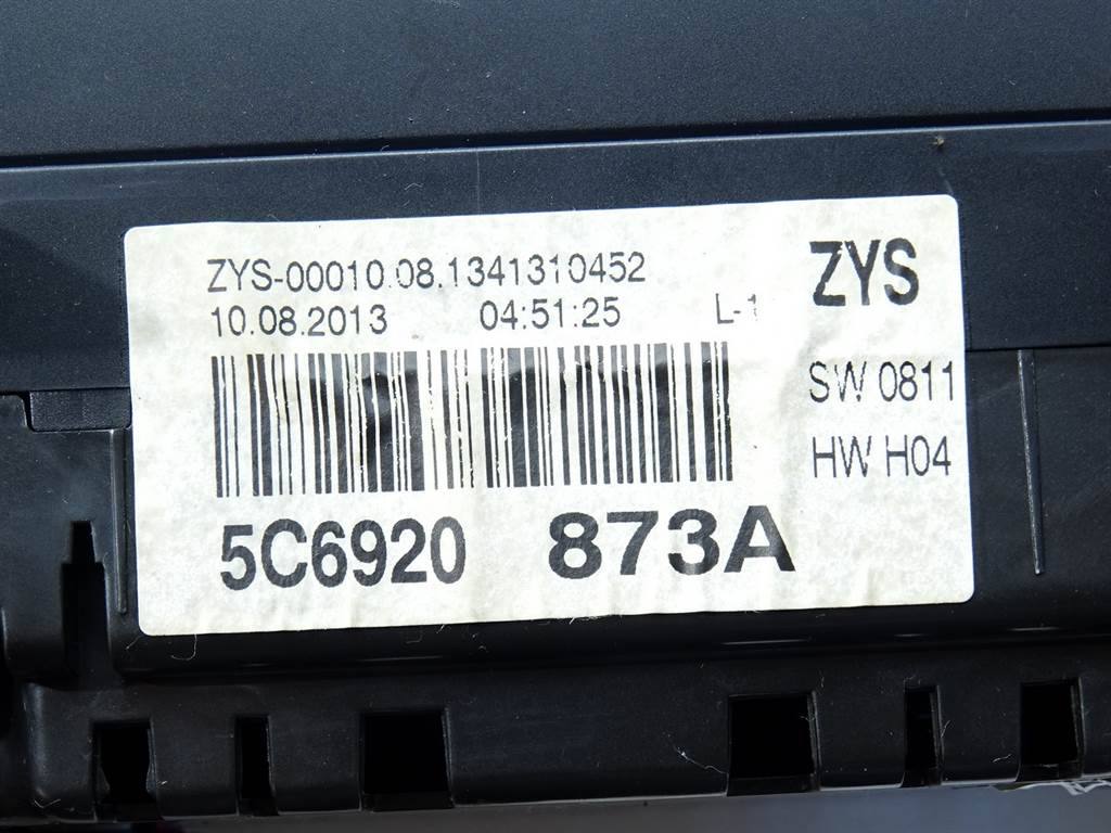 Щиток приборов Volkswagen Jetta 5C6920873A — фото детали 5