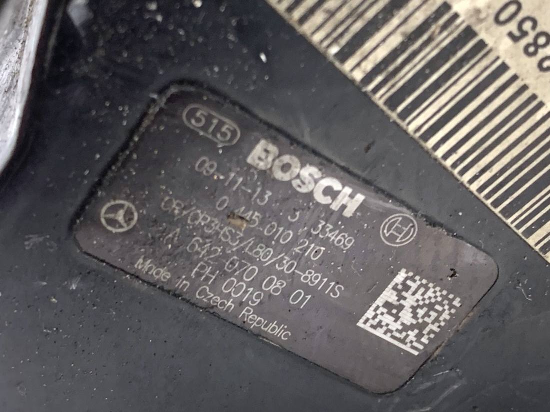 ТНВД паливний насос високого тиску Mercedes E W212 0445010210 A6420700801 — фото деталі 6