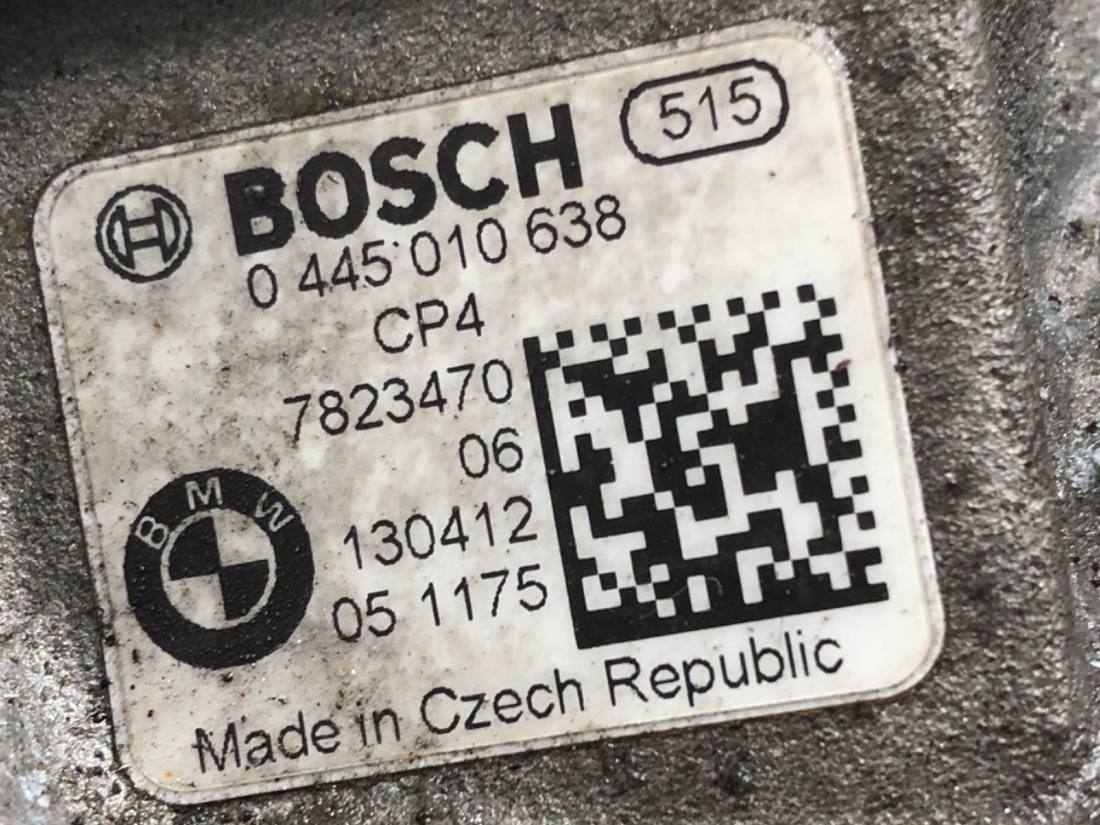 ТНВД паливний насос високого тиску BMW 5 F10 7823470 0445010638 — фото деталі 4