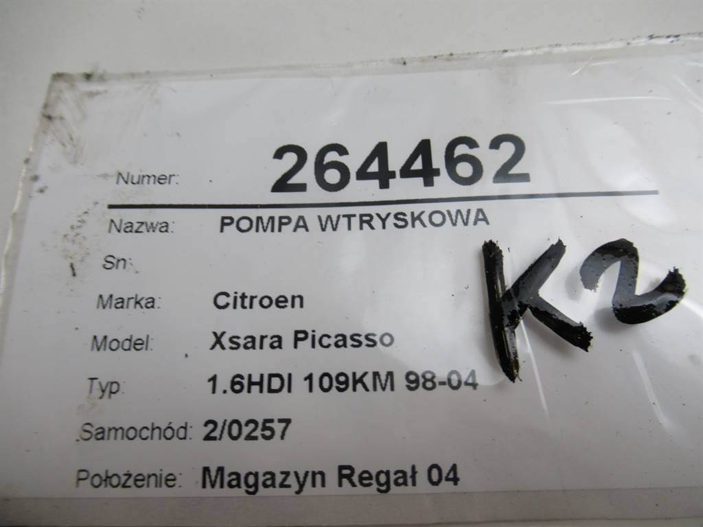 ТНВД паливний насос високого тиску Citroen Xsara — фото деталі 8