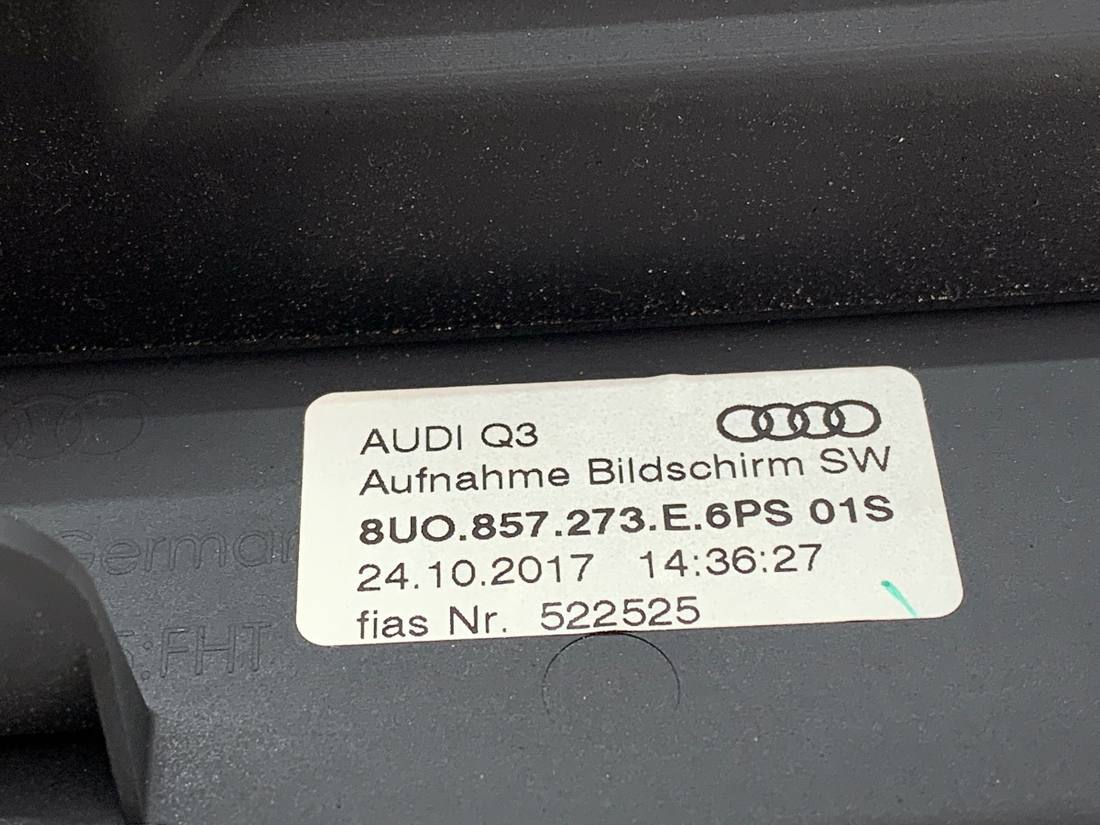 Монітор дисплей бортовий комп'ютер Audi Q3 8U0857273E — фото деталі 2