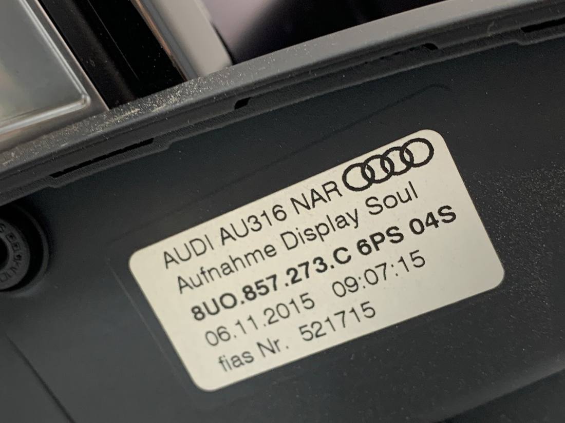 Монітор дисплей бортовий комп'ютер Audi Q3 8U0857273C — фото деталі 4
