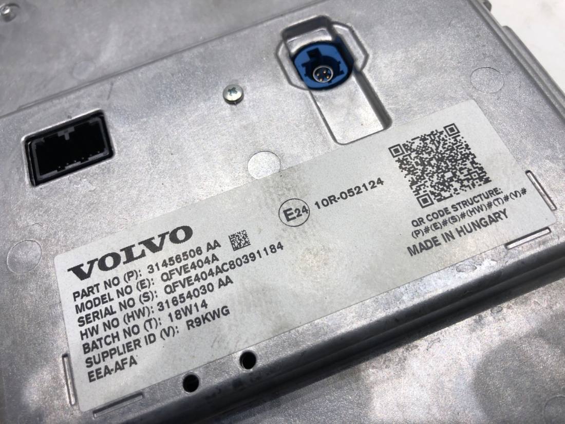 Монитор дисплей бортовой компьютер Volvo XC60 31456506 — фото детали 5