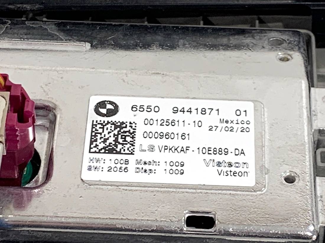 Монітор дисплей бортовий комп'ютер BMW X5 F95 9441871 — фото деталі 4