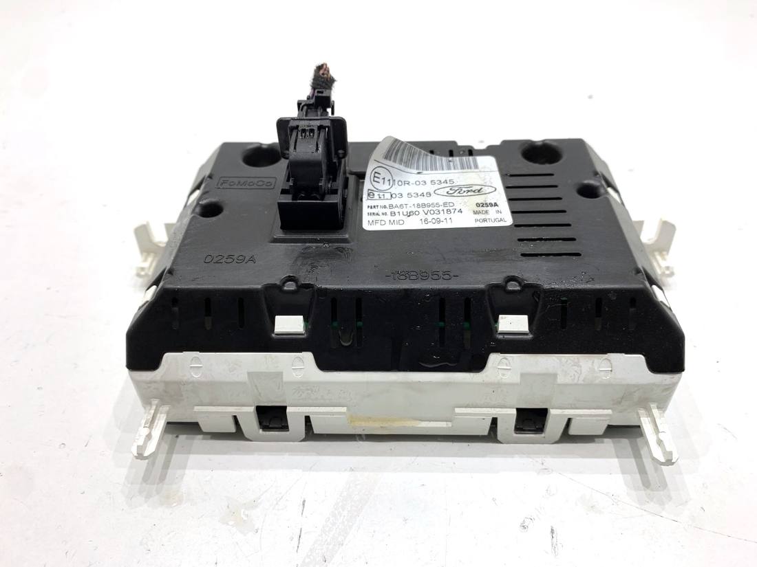Монітор дисплей бортовий комп'ютер Ford Fiesta BA6T-18B955-ED — фото деталі 3