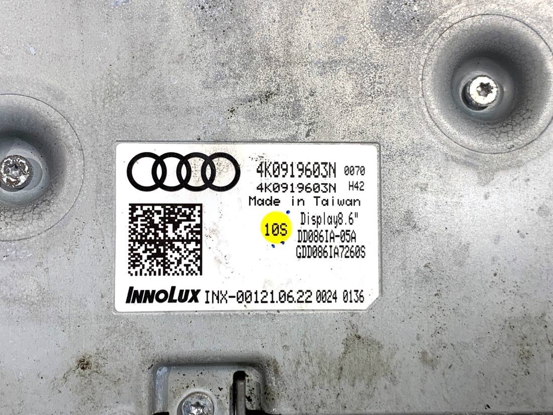 Монитор дисплей бортовой компьютер Audi A6 C8 4K0919603N — фото детали 6