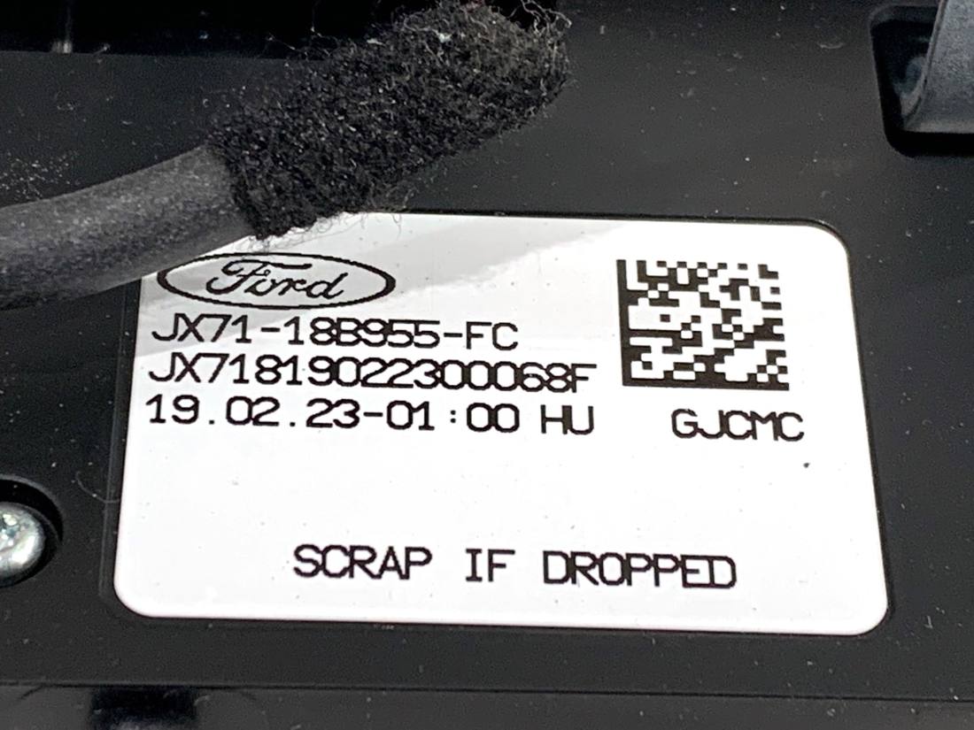 Монітор дисплей бортовий комп'ютер Ford Focus JX71-18B955-FC — фото деталі 4