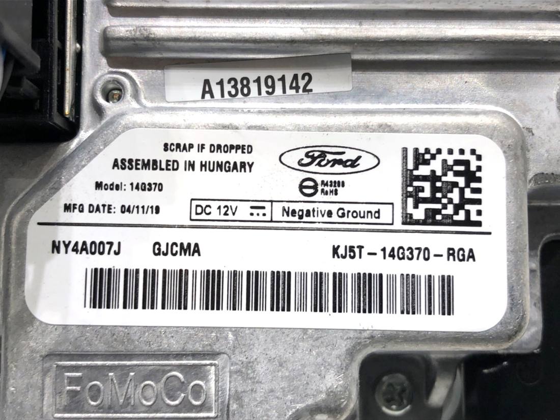 Монітор дисплей бортовий комп'ютер Ford Kuga KJ5T-14G370-RGA KJ5T-18B955-PA — фото деталі 3
