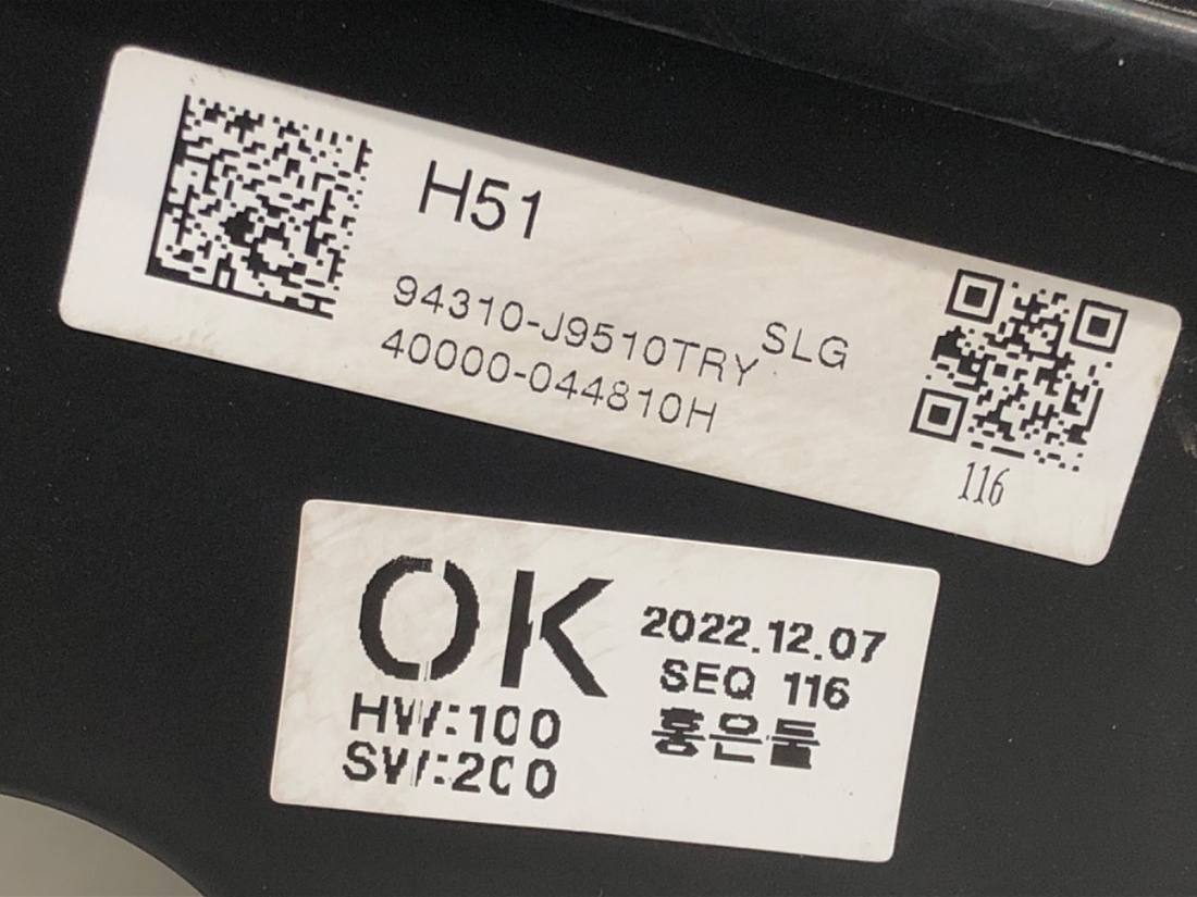 Монітор дисплей бортовий комп'ютер Hyundai Kona 94310-J9510 — фото деталі 5