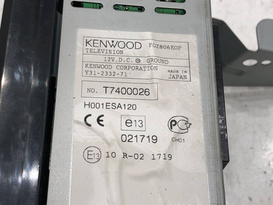 Монітор дисплей бортовий комп'ютер Subaru Forester KENWOOD FGZ806EOP — фото деталі 4