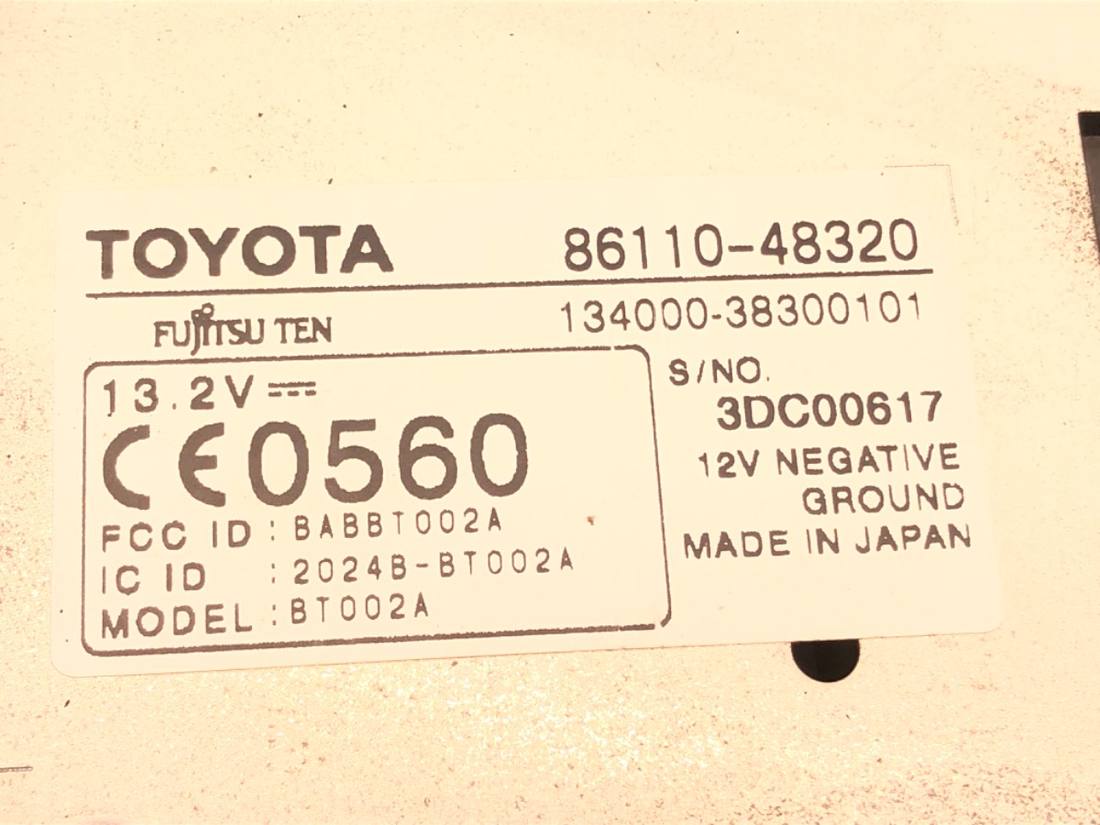 Монітор дисплей бортовий комп'ютер Lexus RX 86110-48320 — фото деталі 5