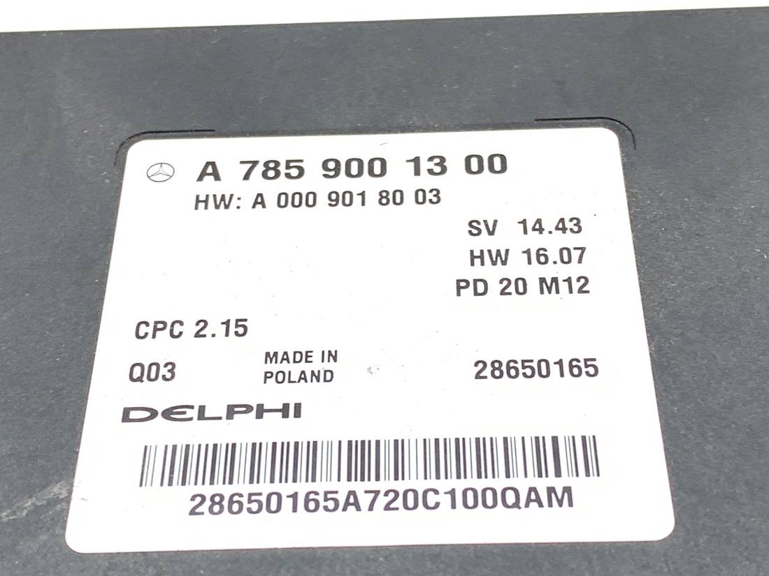 Блок управления модуль Mercedes Sprinter A7859001300 — фото детали 3
