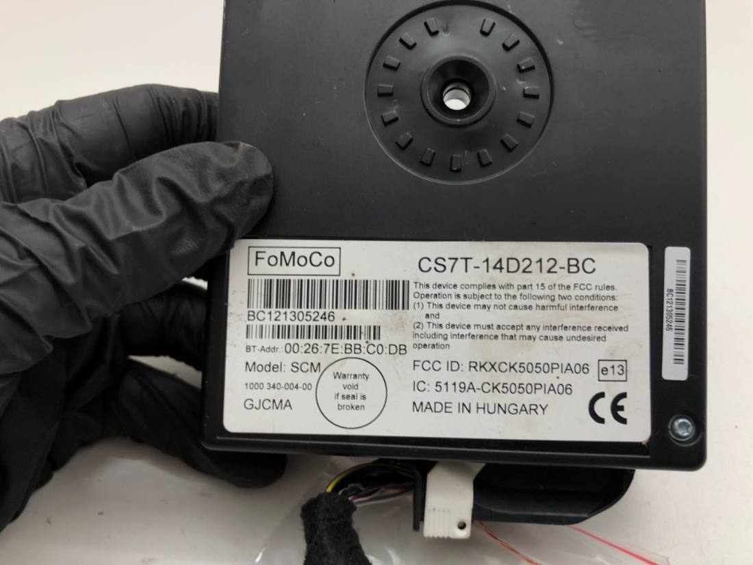 Блок керування модуль Ford Kuga CS7T-14D212-BC — фото деталі 4
