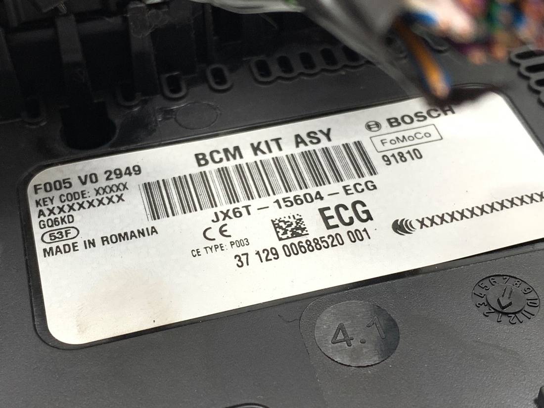 Блок керування модуль Ford Focus JX6T-15604-ECG — фото деталі 3