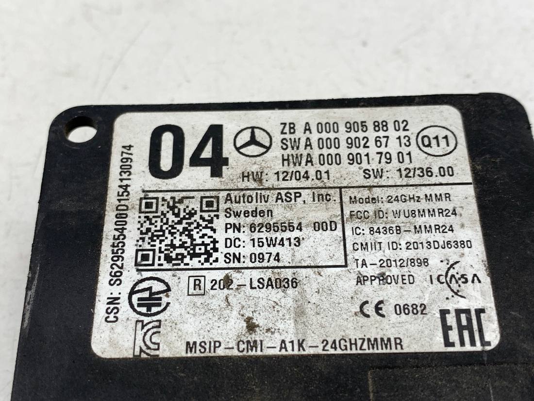 Блок управления модуль Mercedes GLE V167 A0009058802 — фото детали 4