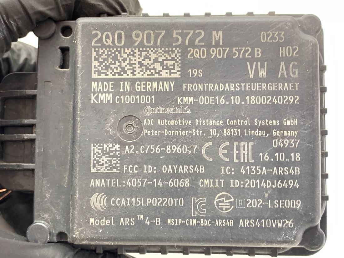 Блок керування модуль Volkswagen Polo 2Q0907572M — фото деталі 3