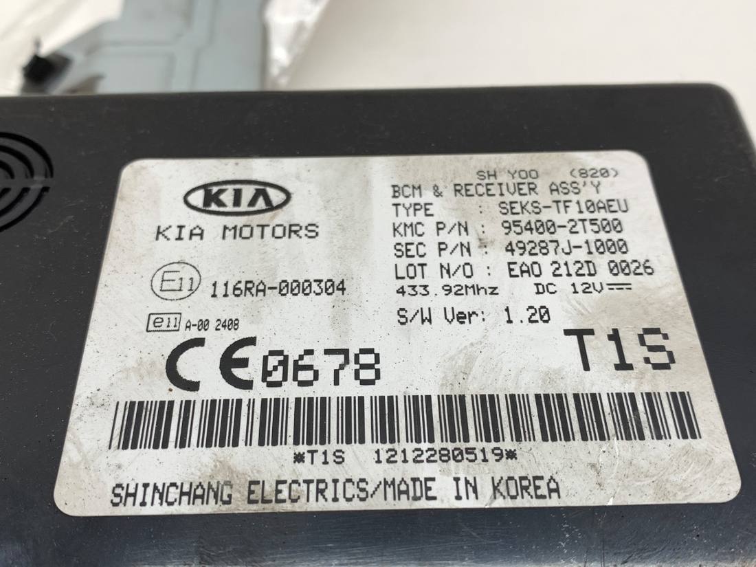 Блок керування модуль Kia Optima 95400-2T500 — фото деталі 4