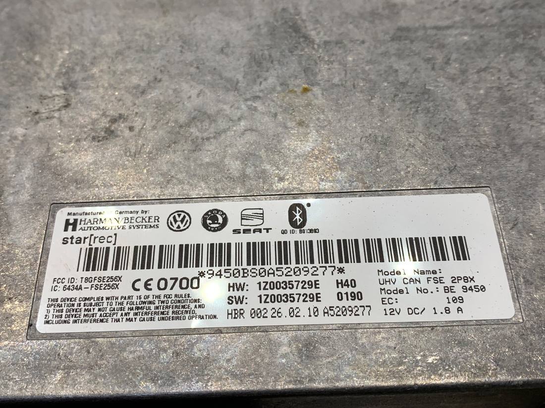 Блок керування модуль Volkswagen Passat CC 1Z0035729E — фото деталі 4