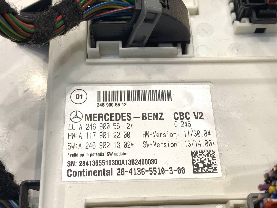 Блок керування модуль Mercedes A W176 A2469005512 — фото деталі 3