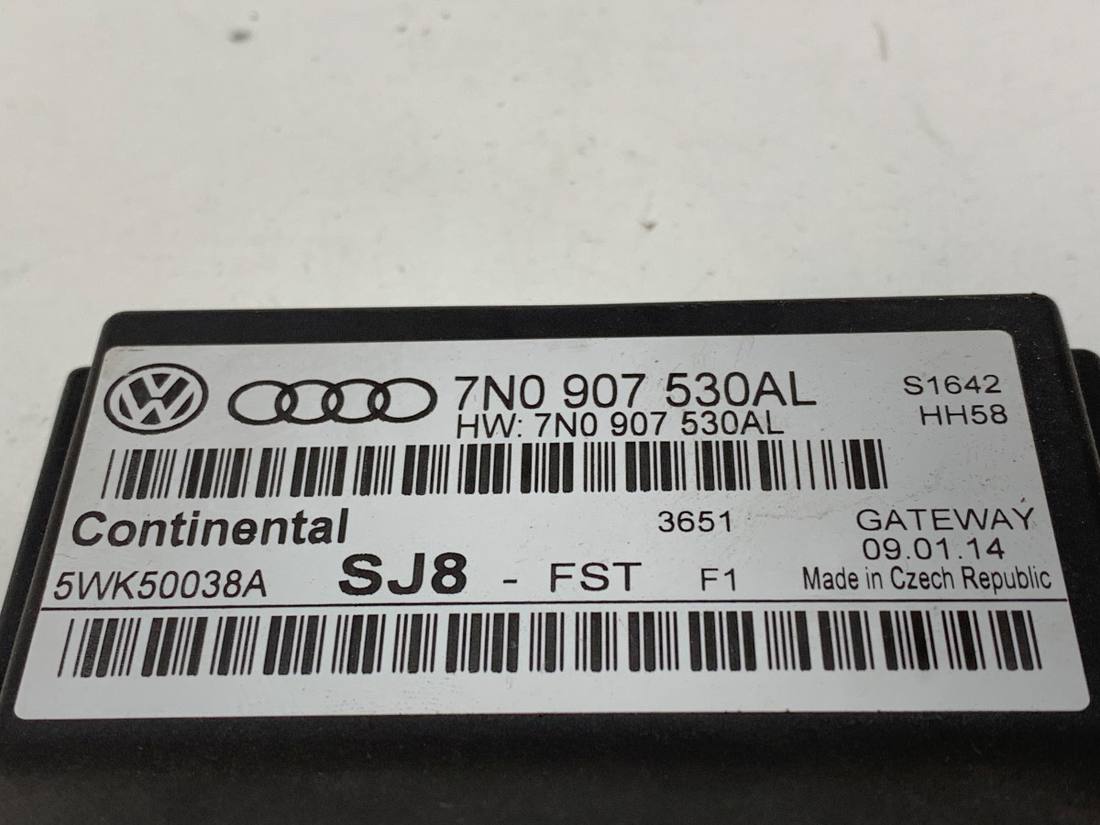 Блок керування модуль Volkswagen Sharan 7N0907530AL — фото деталі 4