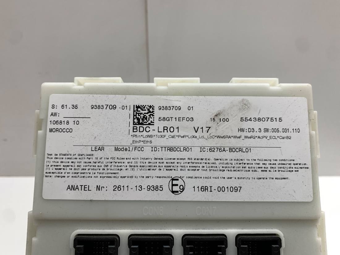 Блок керування модуль BMW X5 F15 9383709 — фото деталі 4