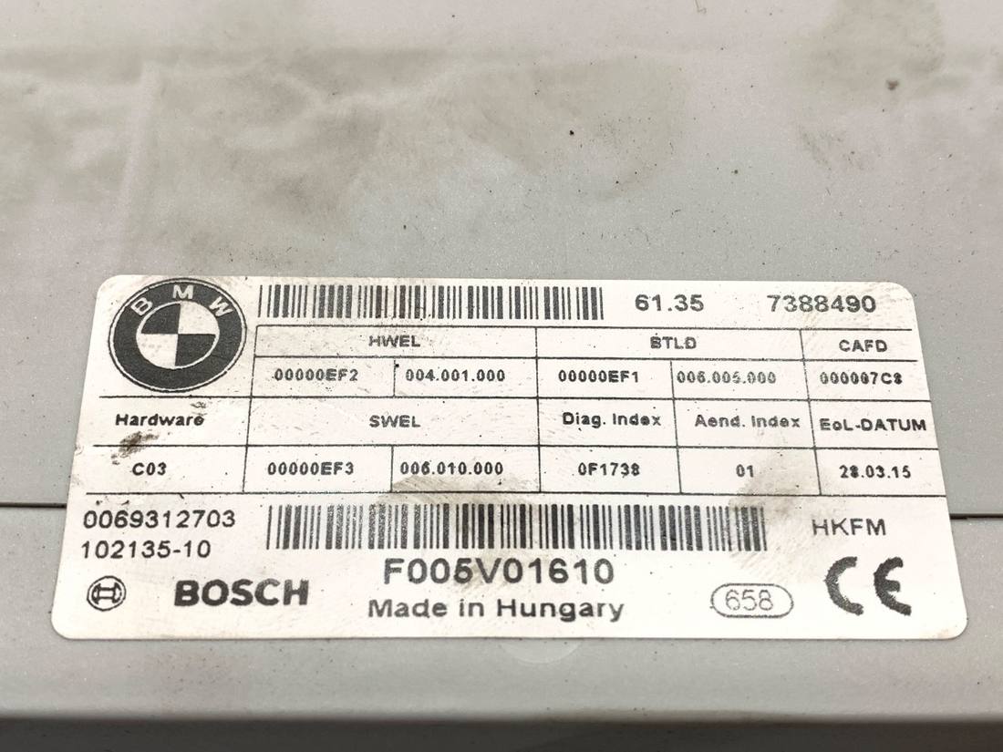 Блок керування модуль BMW X5 F15 7388490 — фото деталі 6