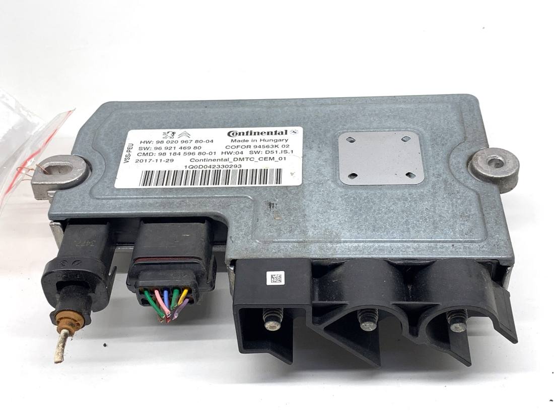 Блок управления модуль Citroen C4 9802096780