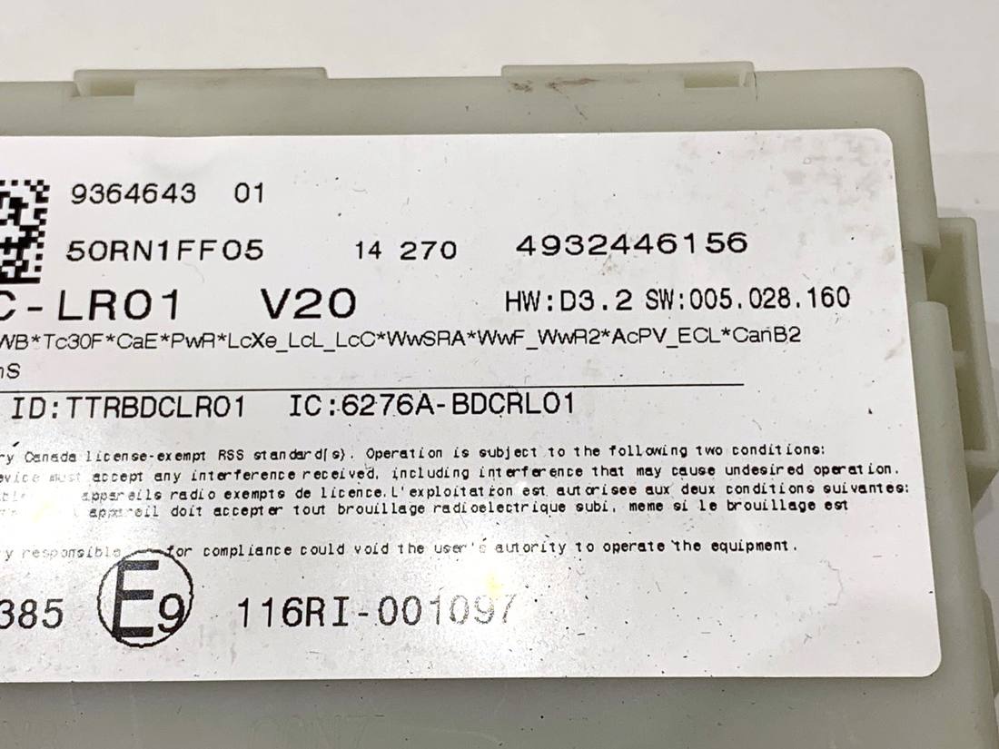 Блок керування модуль BMW X5 F15 9364643 — фото деталі 5
