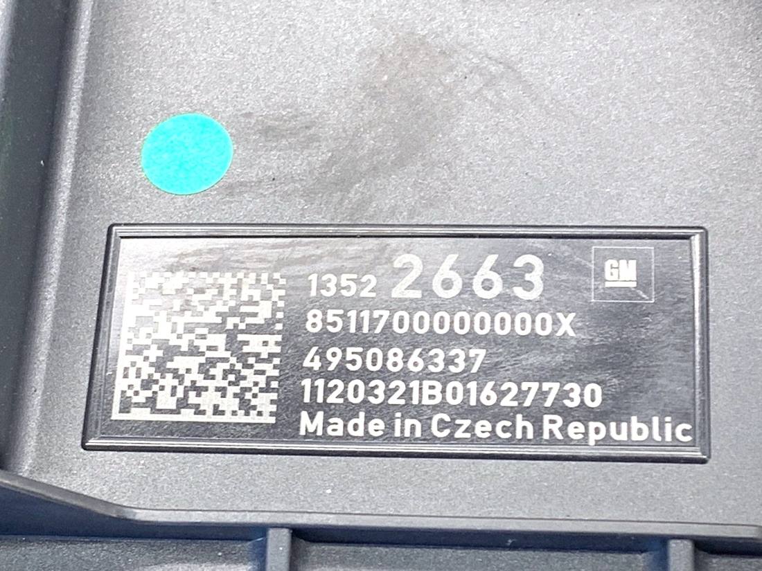 Блок керування модуль Opel Astra K 13522663 — фото деталі 3