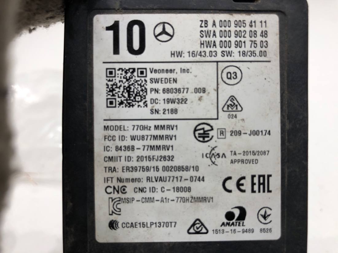 Блок керування модуль Mercedes GLE V167 A0009054111 — фото деталі 4