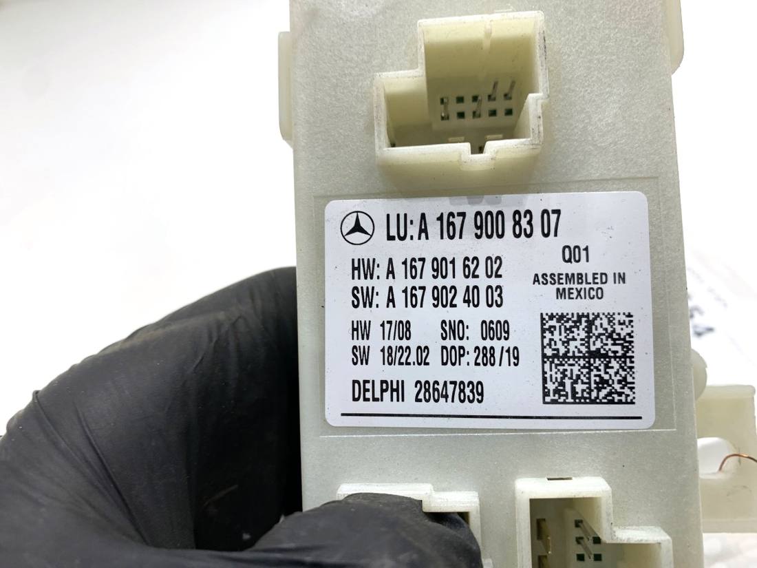 Блок управления модуль Mercedes GLE V167 A1679008307 — фото детали 4