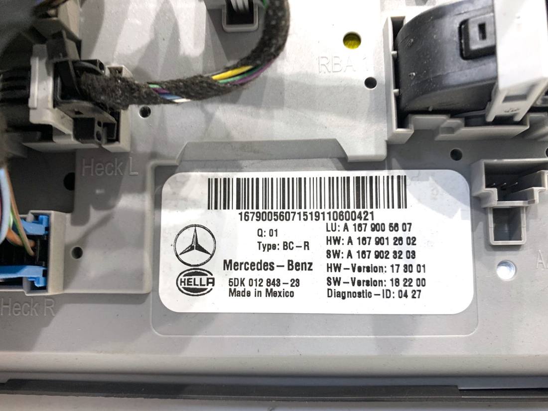 Блок керування модуль Mercedes GLE V167 1679012602 — фото деталі 4