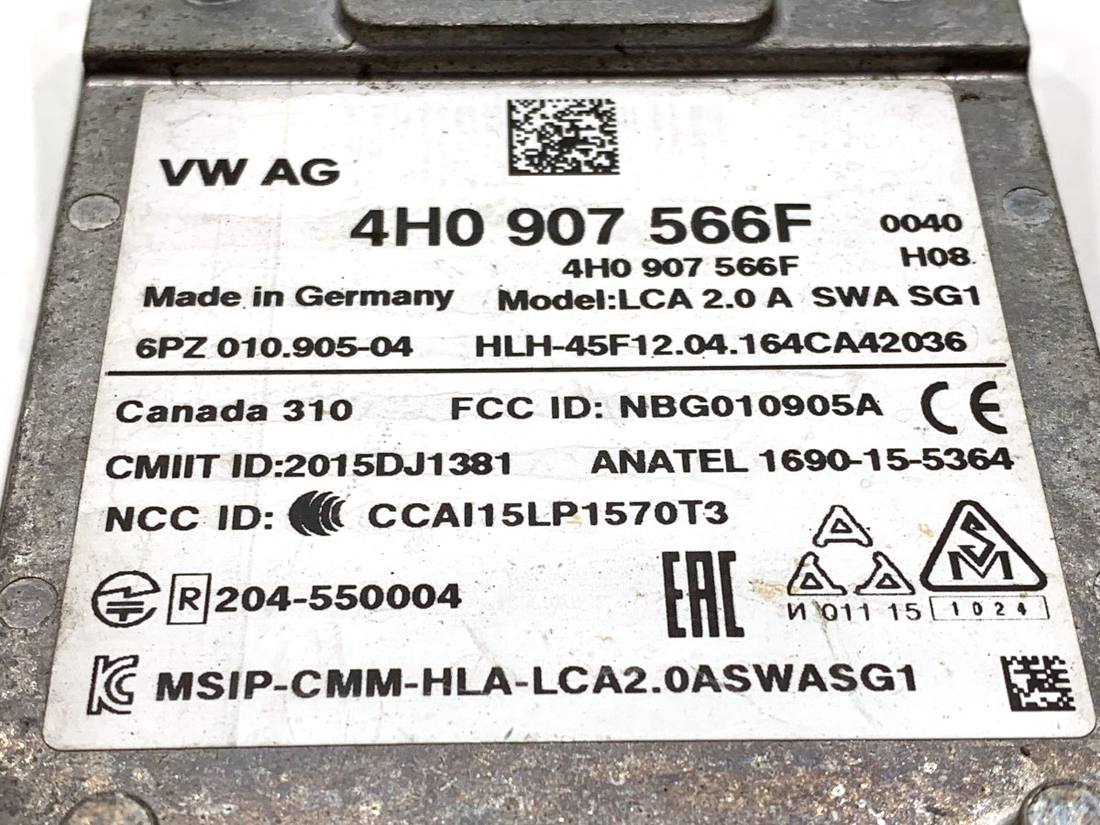 Блок керування модуль Audi A8 D4 4H0907566F — фото деталі 4