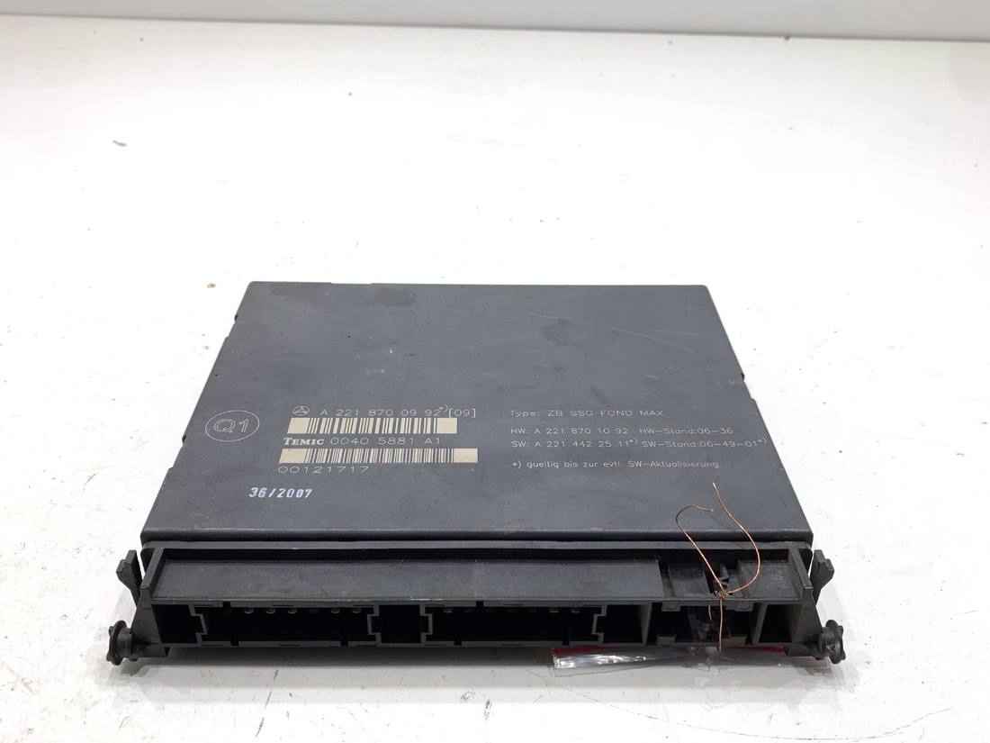 Блок керування модуль Mercedes S W221 A2218700992