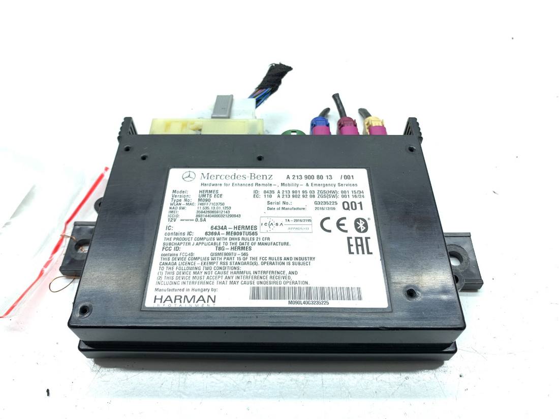 Блок управления модуль Mercedes A W176 A2139008013