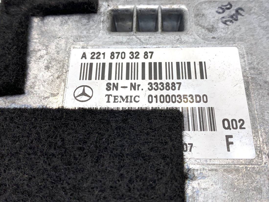 Блок керування модуль Mercedes S W221 A2218703287 — фото деталі 4